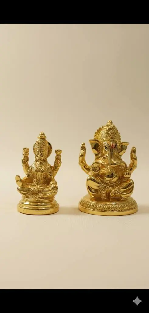 LAKSHMI GANESH JI (1GM GOLD FORMING LAKSHMI GANESH JI COMBO)