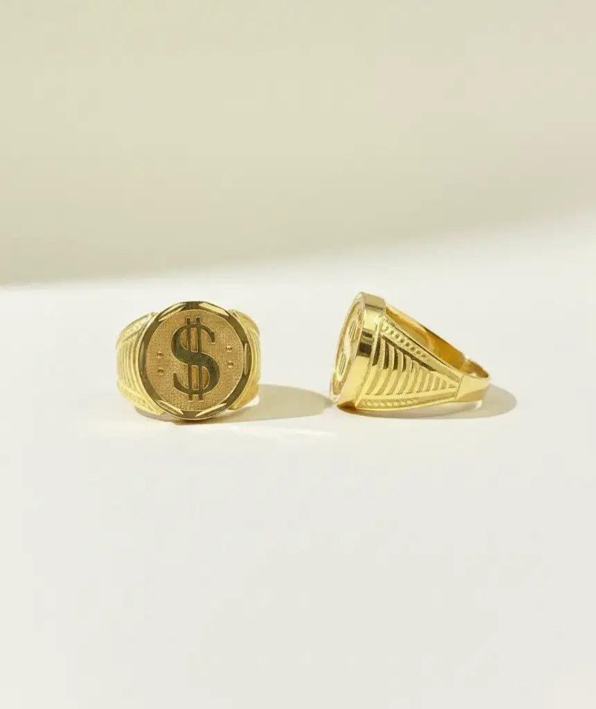 DOLLAR RING 1 (1GM GOLD FORMING RING)