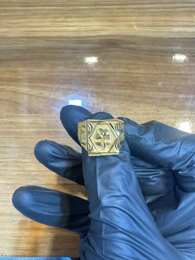 FLOWER RING 3 (1GM GOLD FORMING RING)