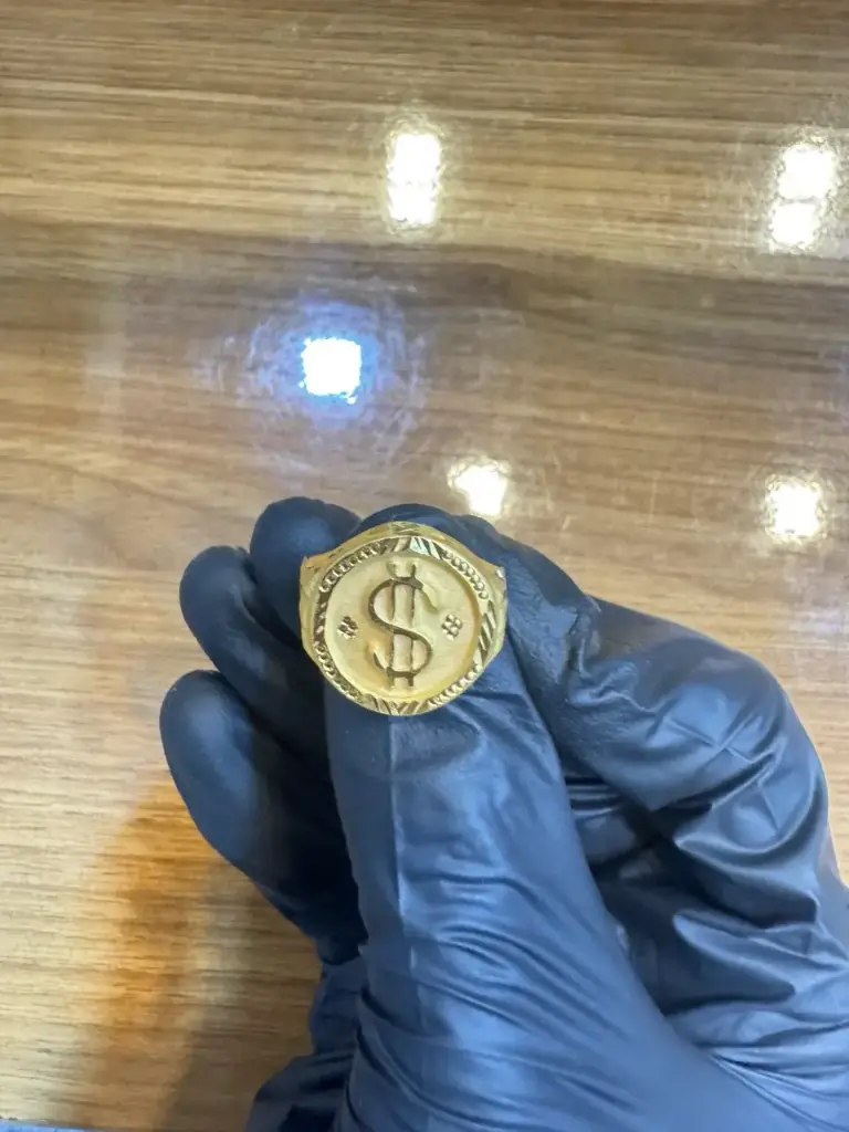 DOLLAR RING 2 (1GM GOLD FORMING RING)