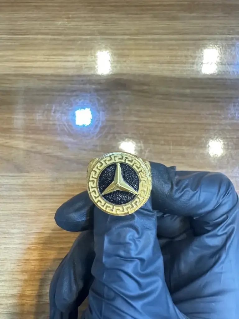 MERCEDES & VERSACE RING 1 (1GM GOLD FORMING RING)