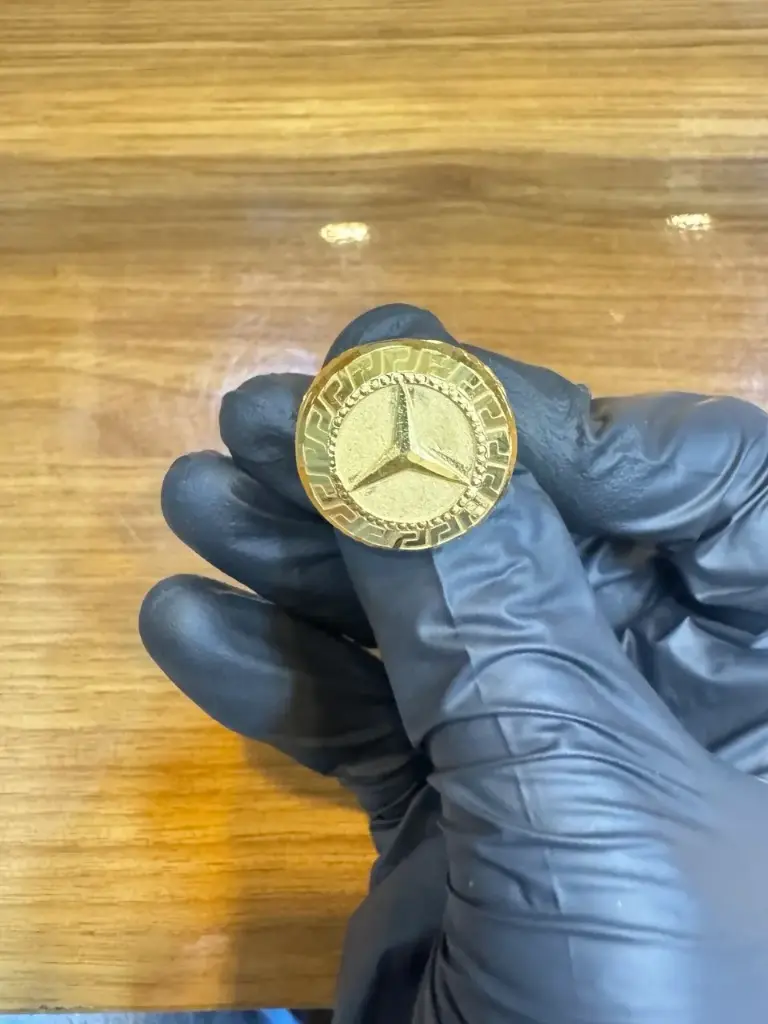 MERCEDES & VERSACE RING 2 (1GM GOLD FORMING RING)